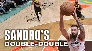 Sandro Mamukelashvilis Double-Double Highlights vs Golden State Warriors | 03.31.2024