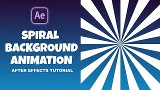 Spiral Background Animation in After Effects - After Effects Tutorial