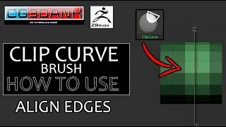 ZBRUSH HARDSURFACE _ USE OF CLIP CURVE BRUSH TO ALIGN VERTICES