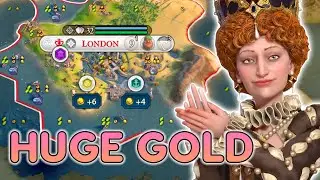 I'm making HUGE GOLD from my INSANE Adjacency - Civ 6 - Leader Pass