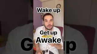 Wake up - Get up - Awake | 😲| Vocabulary Booster | #impressiveenglish #vocabulary