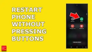 How to Restart Samsung S22 / S24 Ultra Without Pressing the Volume Down and Side button