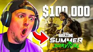 🔴 LIVE - Winning $100,000 in WARZONE Summer Survival Tournament | !controller !loadout