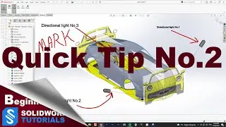 How to Ajdust Lighting in SolidWorks for Rendering - Quick Tip