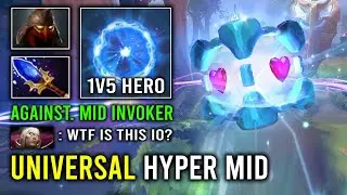 How to Play Universal Carry IO Against Invoker Mid 100% Delete Any Ganker Unlimited Spirit Dota 2