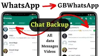 Normal whatsapp to gbwhatsapp backup | Gb whatsapp backup restore