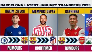 BARCELONA ALL LATEST BIGGEST RUMOURS AND CONFIRMED TRANSFERS | JANUARY TRANSFER WINDOW  2023