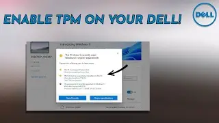 How to enable TPM On a Dell Computer