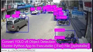 convert python to exe | convert py to exe | yolov8 object detection setup.exe