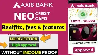 Axis Bank neo credit Card | Know Neo credit card,features benifits | how to apply Neo credit card