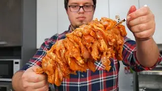 Home SHAURMA. How to make JUICY CHICKEN shawarma? Doner KEBAB. ENG SUB.