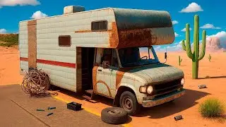 Я НАШЁЛ РЖАВЫЙ ДОМ НА КОЛЁСАХ И ВОССТАНОВИЛ ЕГО! THE LONG DRIVE!