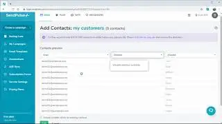 How to Add Contacts to a Mailing List with SendPulse