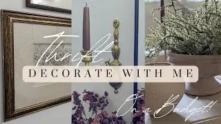 Thrift & Decorate with Me on a Budget! / High End Style Home Decor Looks for Less / Designer Dupes