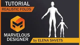 Масштаб сцены - РЕАЛИСТИЧНЫЕ СКЛАДКИ \ Scene Scale - REALISTIC FOLDS Marvelous Designer Tutorial