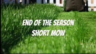 When to do end of season short mow?