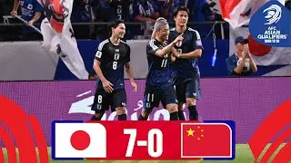 #AsianQualifiers - Road To 26 | Group C : Japan 7-0 China PR