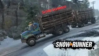 SnowRunner Tip - Use Low Gear to Go Down