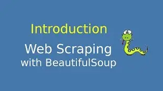 Web Scraping - Introduction