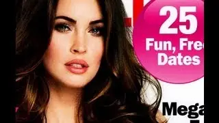 Megan Fox on the Cover of Cosmo Makeup Tutorial