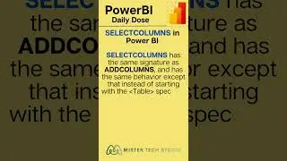 SELECTCOLUMNS in Power BI | PowerBI Desktop | 