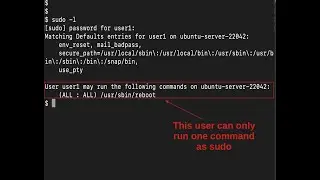 How to Limit User sudo Access | Linux User Management | visudo