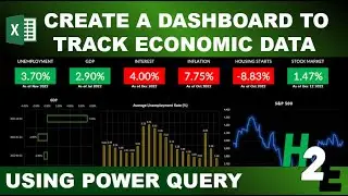 Create a Dashboard to Track Economic Data in Excel