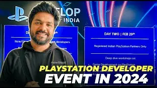 Announcement! India gets its own Playstation Developer event | Develop India 2024 | Vaibhav Chavan