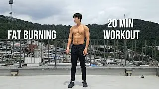 20 Min Fat Burning Workout For Beginners | Low Impact CARDIO | 초보자를 위한 20분 지방 연소 운동