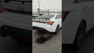 2023 Hyundai Elantra N exhaust sound 🔊 #madcars #HyundaiElantraN #sportscar #shorts #trending