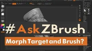 #AskZBrush: “How does the Morph Target and Morph Brush work inside of ZBrush?”