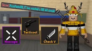 Getting A 100 Kill Streak In KAT Roblox