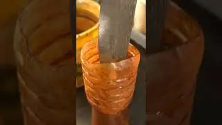 Cutting Measuring Tapes and forging a Damascus Knife.