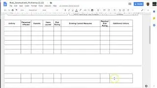 Resize an off or outside page table in Google Docs