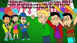 Jack Teams Up With Freddy & Stuart To Gives Ruben, Ximena & Rosario a Severe Concussion on Their BD