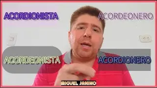 Acordeonero, acordeonista, acordionero o acordionista. ¿Cuál es la forma correcta?