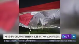 Tents used for Juneteenth celebration vandalized night before parade