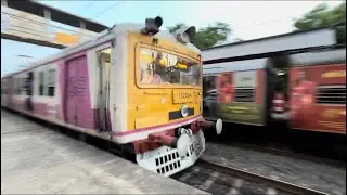 Furious Train Action! Sealdah & Katwa Locals Cross as Howrah Local Speeds Through