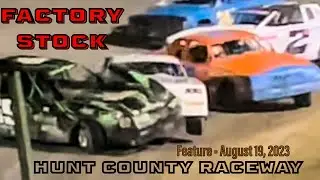 Factory Stock Feature - Hunt County Raceway - August 19, 2023 - Greenville, Texas