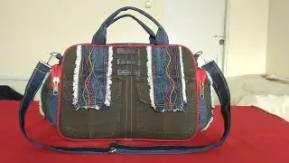 DIY Bag Jeans Fantasy Сумка из джинсов своими руками полный МК и выкройка Джинсовая Фантазия