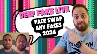 Deepfake live webcam 2024 | any face swap in real time | Deep-Live-Cam