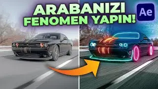 5 dk'da ARABANIN HER YERİNE NEON IŞIK YAPMAK! | After Effects Dersleri