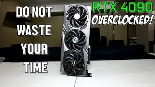 Overclocking MSI RTX 4090 Gaming X Trio - 12 Games Tested