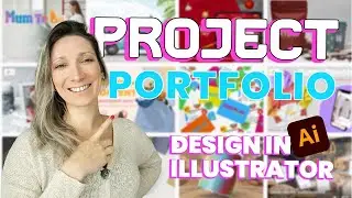 HOW I CREATE BEHANCE PROJECTS FOR MY PORTFOLIO IN ADOBE ILLUSTRATOR