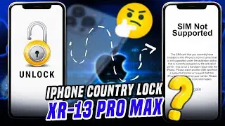 Iphone Countery Lock Remove ? Icloud Remove Service xr - 13 pro Max , Techsaft