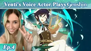 Venti's English Voice Actor plays GENSHIN IMPACT! Part 4 - Pulling for Bard Boy