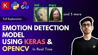 Emotion Detection using Convolutional Neural Networks and OpenCV | Keras | Realtime