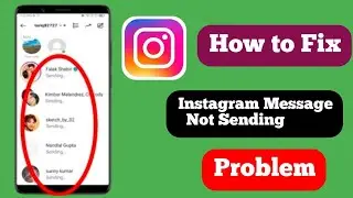 Instagram message not sending problem today | instagram message sending problem insta message issue