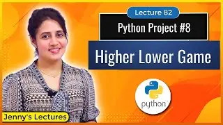 Python Project for beginners #8| Higher Lower Game - Complete Code | Python for Beginners #lec82