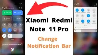 Xiaomi Redmi Note 11 pro Notification Bar Change | How To Change Redmi Control Center Style